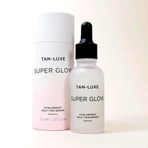 ✨ Tan-Luxe Super Glow Hyaluronic Self-Tan Serum Gradual Face Tanner Glow Drops
